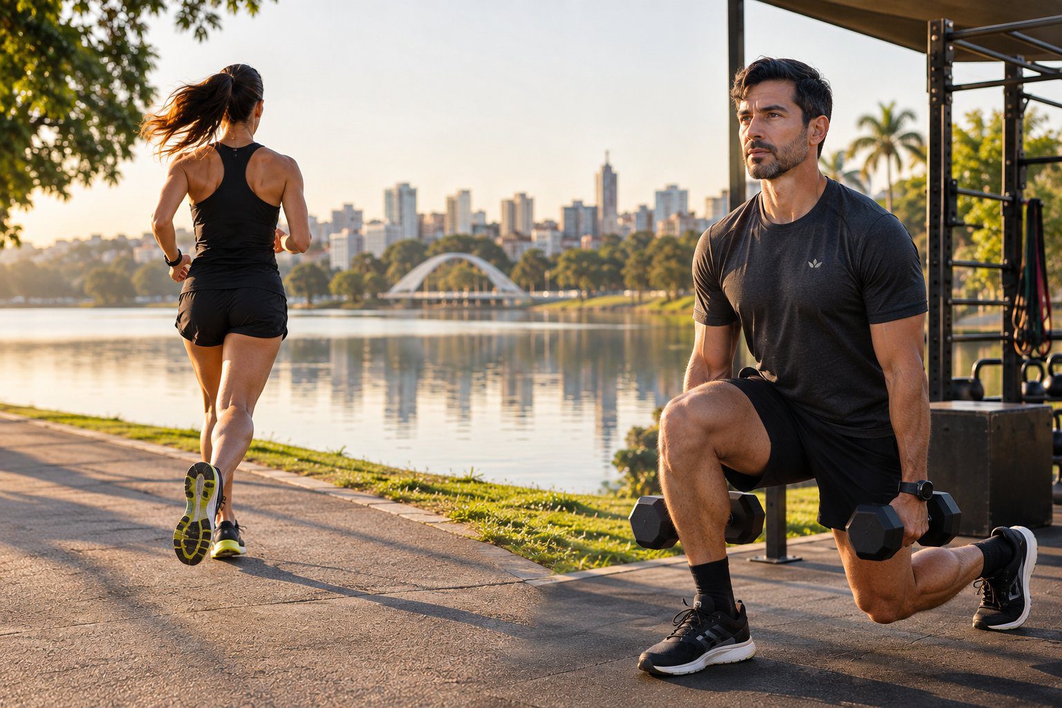 Treinamento de força para corrida: o elo perdido entre rendimento e longevidade na Pampulha